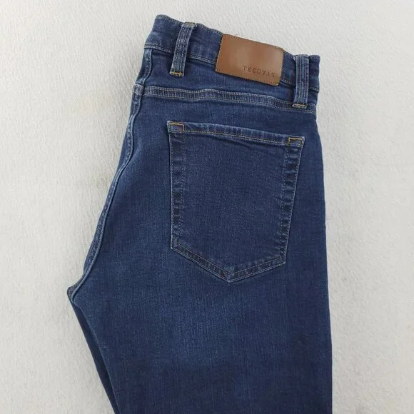 Tecovas Jeans Slim Stretch Straight Leg Denim Men's "33x30" Actual 32x31 - Picture 9 of 10